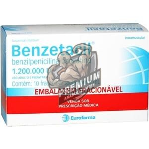 Benzetacil 1200000 UI 1 ampola EuroFarma